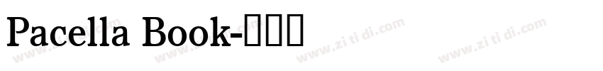 Pacella Book字体转换